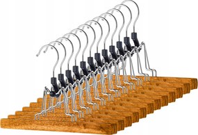 12x Ruhaakasztó Nadrág Ruhaakasztók Fa Dupla
