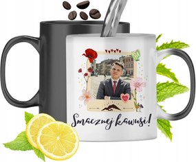 Mágikus Bögre Sławomir Mentzen Színváltós, fényképes nyomattal