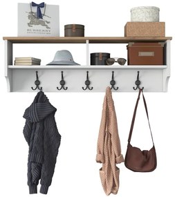 Fali fogas RANI 120x37,2 cm fehér/beige