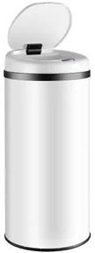 monzana® Érintésmentes szemetes USB-vel 50 l - fehér