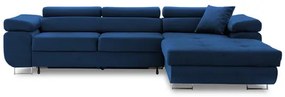 Szétnyitható sarok kanapé RIGATTO VI PRO 1 Jobb Kék
