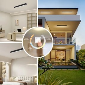 Immax NEO 07255L - LUNGO 20W/230V Wi-Fi LED dimm. lámpa fekete + DO