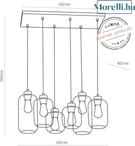 Függeszték Többszínű MARCO GREEN TK LIGHTING 3328