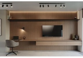 Sollux SL.0094 - Spotlámpa RING 4 4xGU10/10W/230V fekete