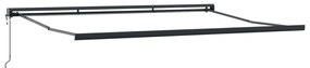 Automatikus Behúzható Napellenző Kék és Fehér 350x250 cm