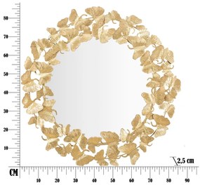 Fali tükör ø 87 cm Butterfly – Mauro Ferretti