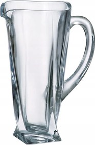 Bohemia Quadro Üvegkancsó 1,1 L Kristály Vízhez, Ajándékba