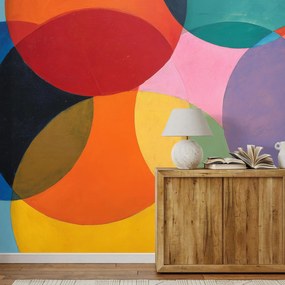 Fotótapéta - Színes kerek absztrakció (147x102 cm)