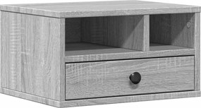 vidaXL szürke sonoma színű szerelt fa nyomtatóállvány 40x32x22,5 cm