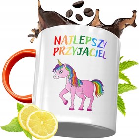 Narancssárga Bögre Gyerekeknek Gyereknapra, fényképes nyomattal