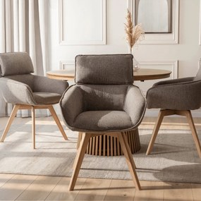 Forgó szék barna színben, DIAS