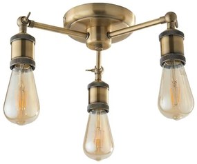 Endon 97243 - Spotlámpa HAL 3xE27/10W/230V réz