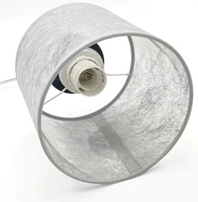 Kábeles függőlámpa ROSA 1xE27/60W/230V fekete/szürke