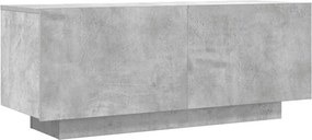 vidaXL betonszürke szerelt fa TV-szekrény 100x35x40 cm