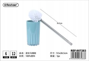 Elegáns fürdőszoba szett Morandi kék színben