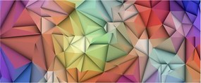Kép - Sokszögű absztrakció (120x50 cm)