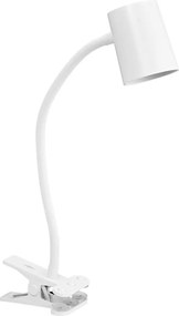 Osram - DESK LINE asztali lámpa csíptetővel 1xGU10/9W/230V fehér