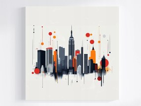 Vászonkép Canvas Grafika Város Panoráma New York Manhattan 80x80