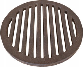 Öntöttvas Grillrács Kerek Kályhához 33CM Grillrács