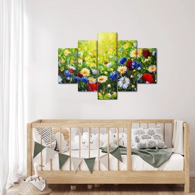 Vadvirágok képe (150x105 cm)