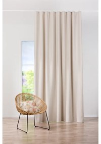 Krémszínű függöny akasztókhoz 140x260 cm – Mendola Fabrics