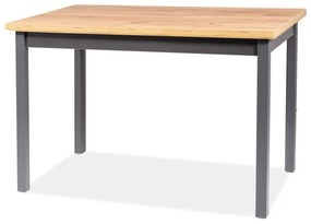 Étkezőasztal 100 cm Alfred (arany craft + szürke) (4 fő részére). 1049843