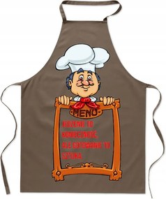 Konyhai kötény Az étel művészet – Idézet