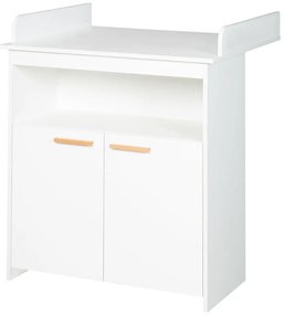 Fehér gyerek komód pelenkázó feltéttel 88x98x75 cm Anton – Roba