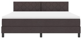 Box Spring Ágy Matrac Sötétbarna 180x200 cm Szövet