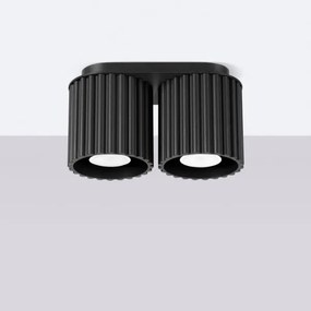 Sollux  SL.1785 - AURA spotlámpa 2xGU10/10W/230V fekete