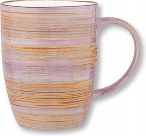 Wilmax nagy teás- és kávés bögre 460 ml porcelán, levendula szín