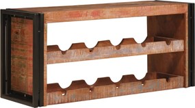 vidaXL Borágas Barna 100 x 45 x 33 cm Szilárd újrahasznosított fa