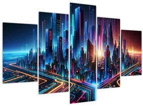Kép - A jövő városa (150x105 cm)
