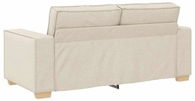 kétszemélyes vászon kanapé 140 cm