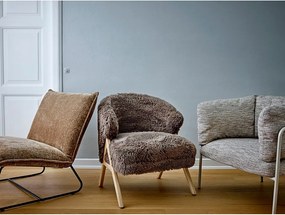 Szürkésbézs fotel Karel – Bloomingville