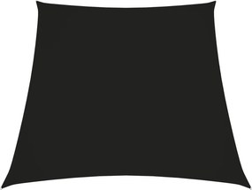vidaXL fekete trapéz alakú oxford-szövet napvitorla 3/5 x 4 m