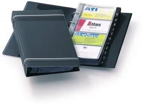Névjegykártyatartó, 200 db-os, A-Z regiszterrel, álló, DURABLE VISIFIX®, szürke (DB238558)