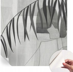 Öntapadós Dekoratív Fotótapéta Hálószobába Absztrakt pálmafa 250x250