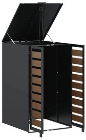 Hulladékgyűjtő tároló gázliftinges fedéllel 240L-es kukához