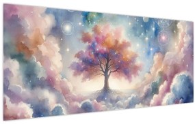 Kép – Életfa a felhőkben (120x50 cm)