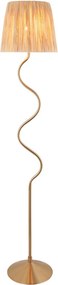 Endon glamour modern állólámpa wriggle antik sárgaréz end114224