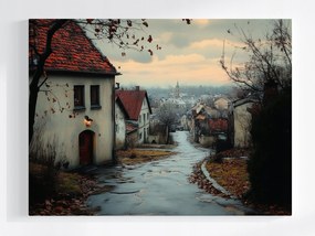 Canvas Vászonkép Óváros Utca Ősz Melankólia 100x75