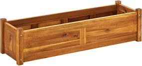 vidaXL kerti akácfa magaságyás 100 x 30 x 25 cm