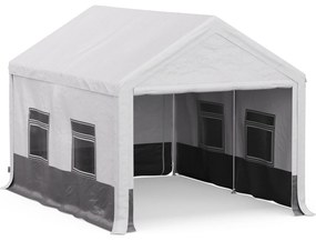 Party Haven, sátor, 400 x 296 x 280 cm, időjárásálló, acélvázas, egyszerű összeszerelés, oldalfalakkal