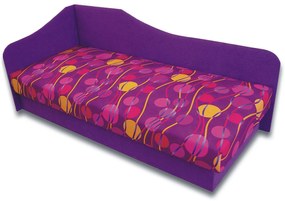 Egyszemélyes ágy (dívány) 80 cm Lady 87 (Lila 49 + Ikarus 43) (B). 793117