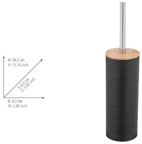 Fekete műanyag WC-kefe Lyon – Allstar