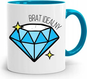 Kék Bögre Ajándék Testvérnek Tökéletes Testvér fényképes nyomtatással