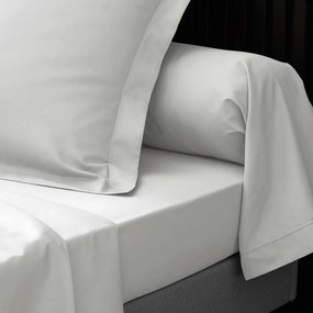 Fehér gumis pamut-perkál lepedő 180x200 cm Percaline – douceur d'intérieur