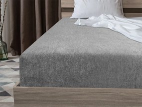 Frottír gumis lepedő EXCLUSIVE szürke 90 x 200 cm