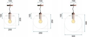 MORETTI MO3494 BULB Többágú Függesztett Lámpa E27 IP20